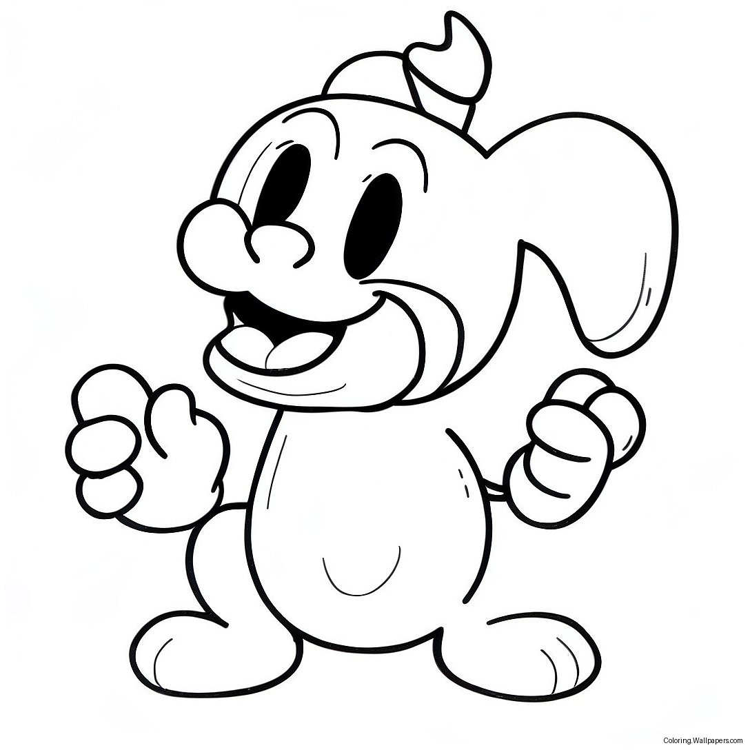 Cuphead Ausmalbild 704