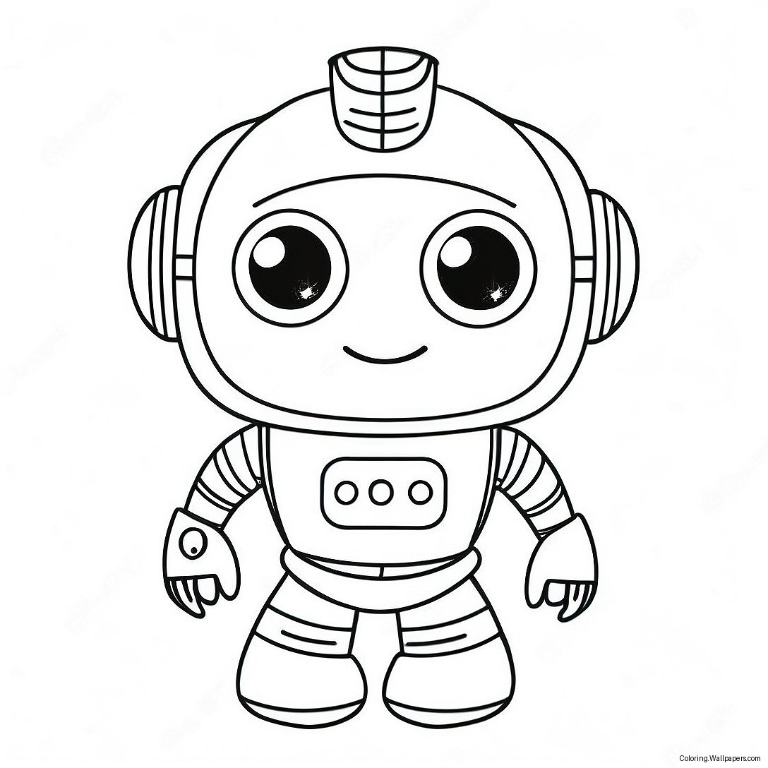 Página Para Colorear De Robot Ia Lindos 22928