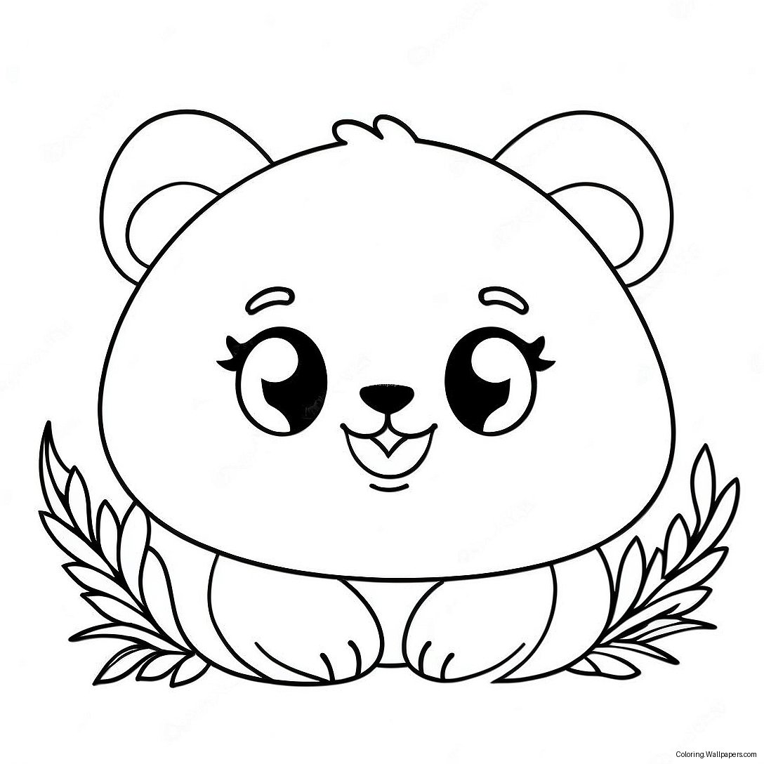 Cute Animal Face Coloring Page 35724