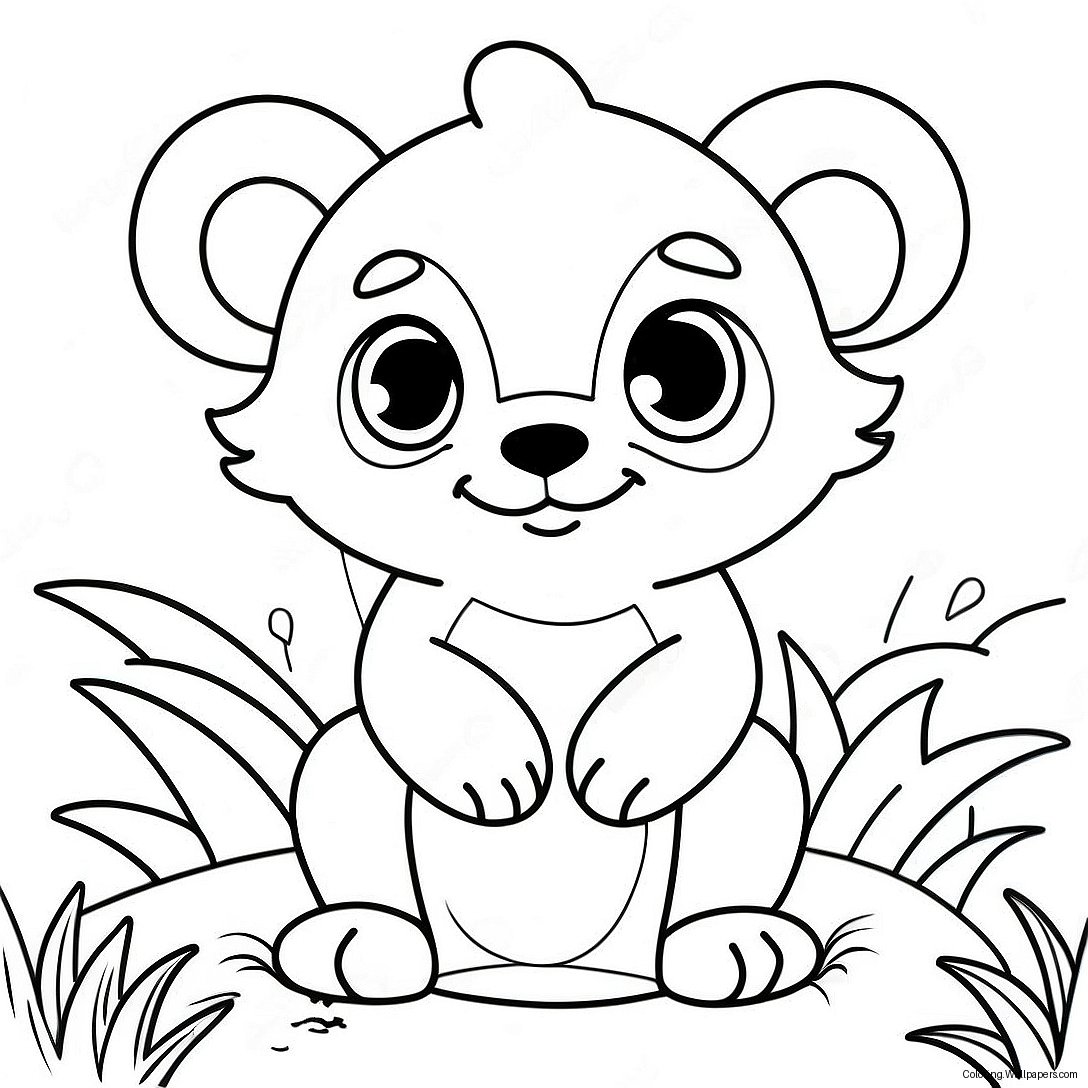 Cute Animal My First Coloring Page 29361