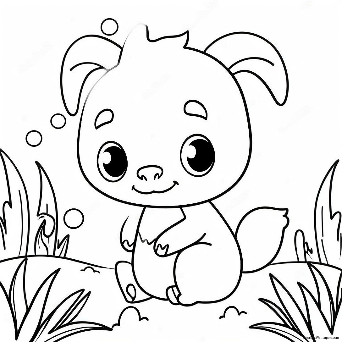 Cute Animal Tots Coloring Page 11796