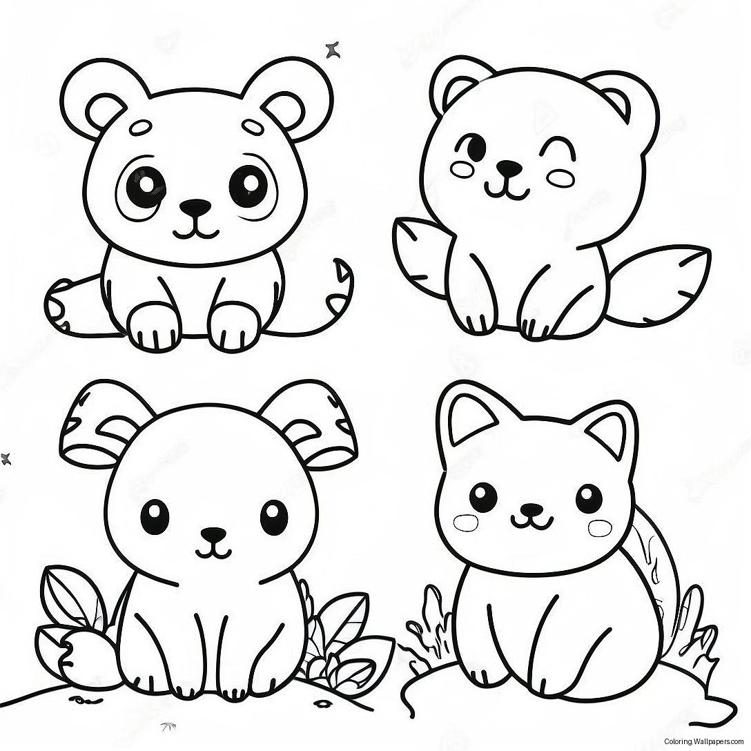 Cute Animals Affected By Climate Change Coloring Page 24518