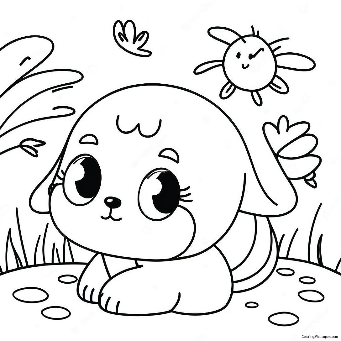 Page À Colorier Mignons Bébés Animaux Au Printemps 5247