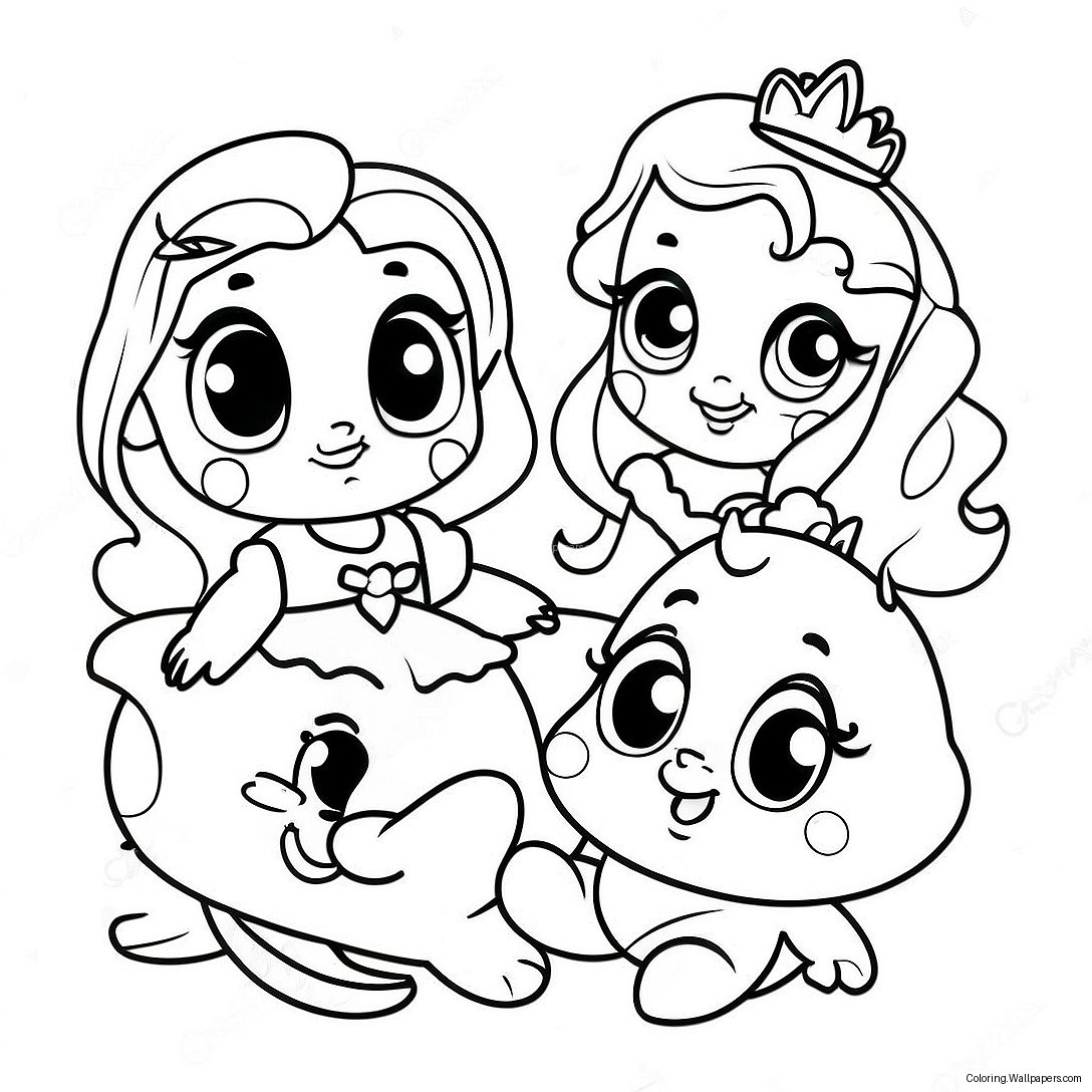 Cute Baby Disney Princesses Coloring Page 25672