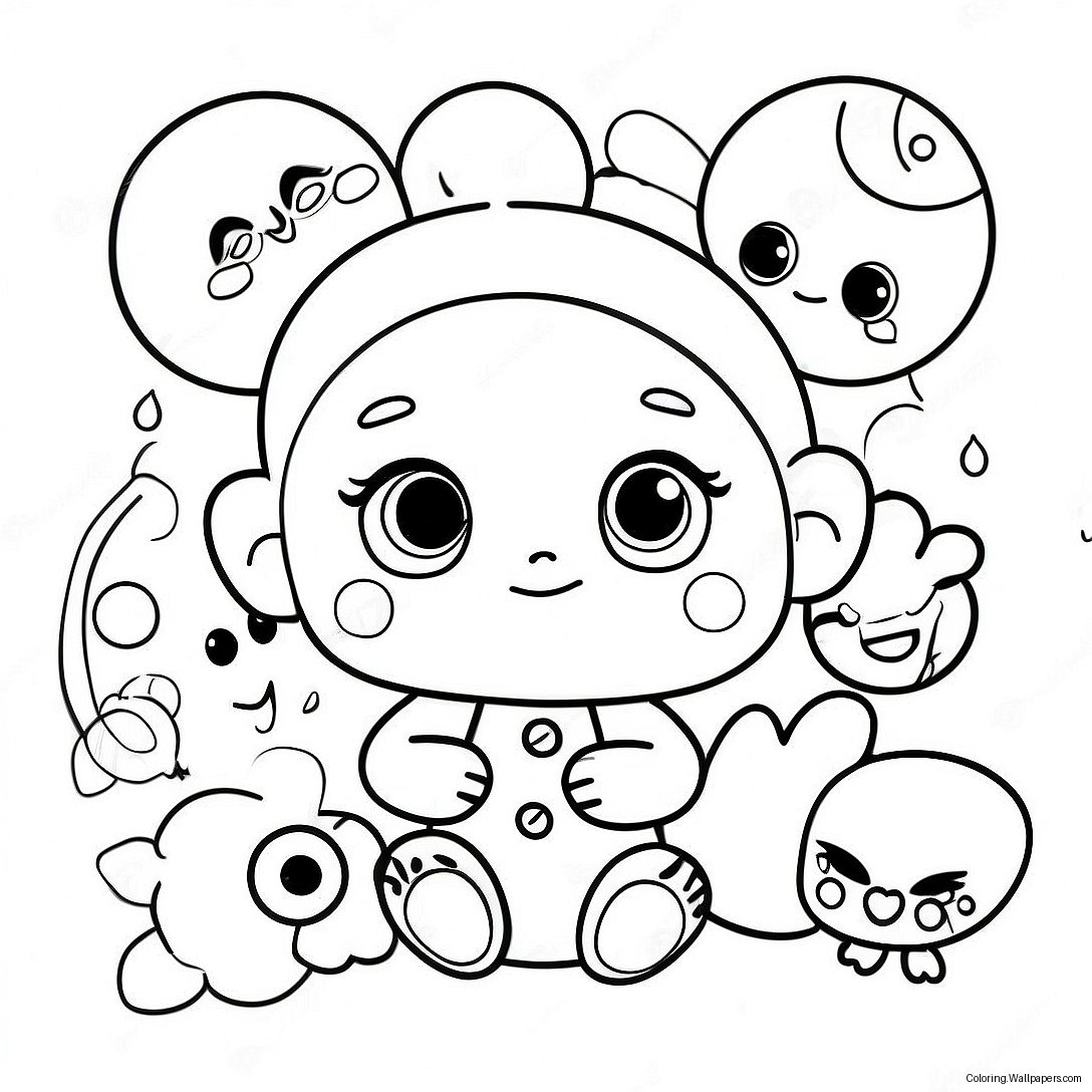 Cute Baby Lol Characters Coloring Page 10987