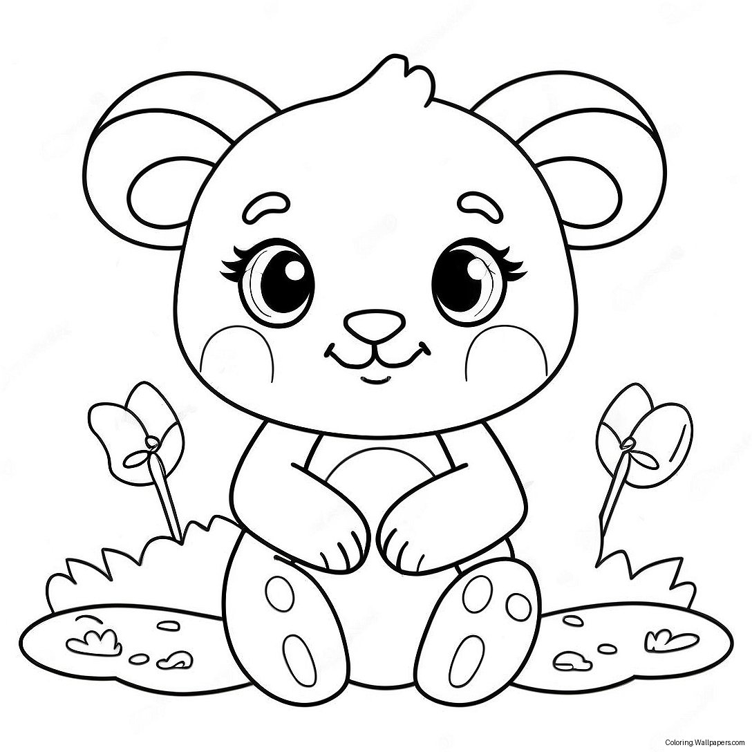 Cute Be Mine Animals Coloring Page 42917