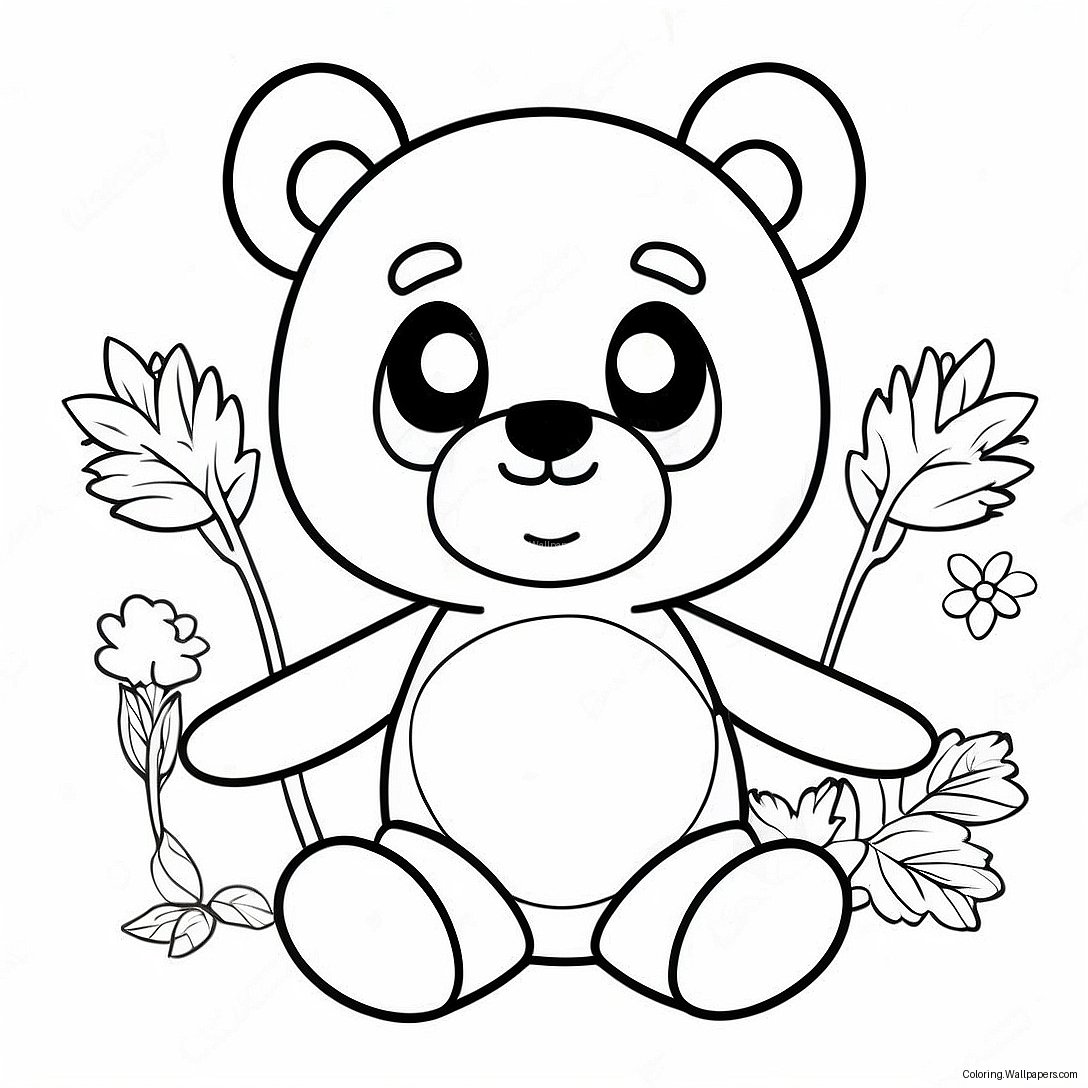 Cute Build-A-Bear Characters Coloring Page 54705