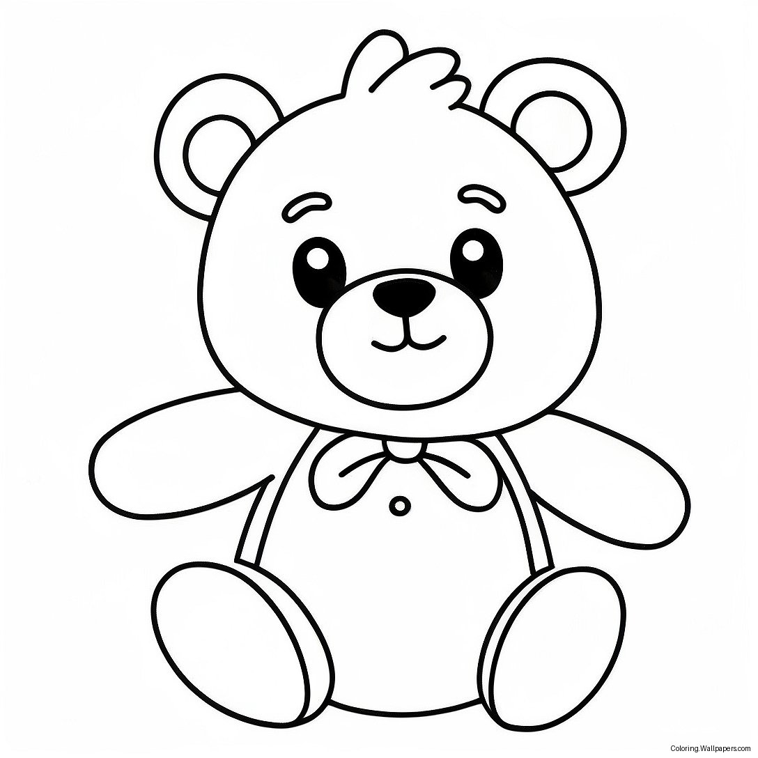 Cute Build-A-Bear Characters Coloring Page 54708