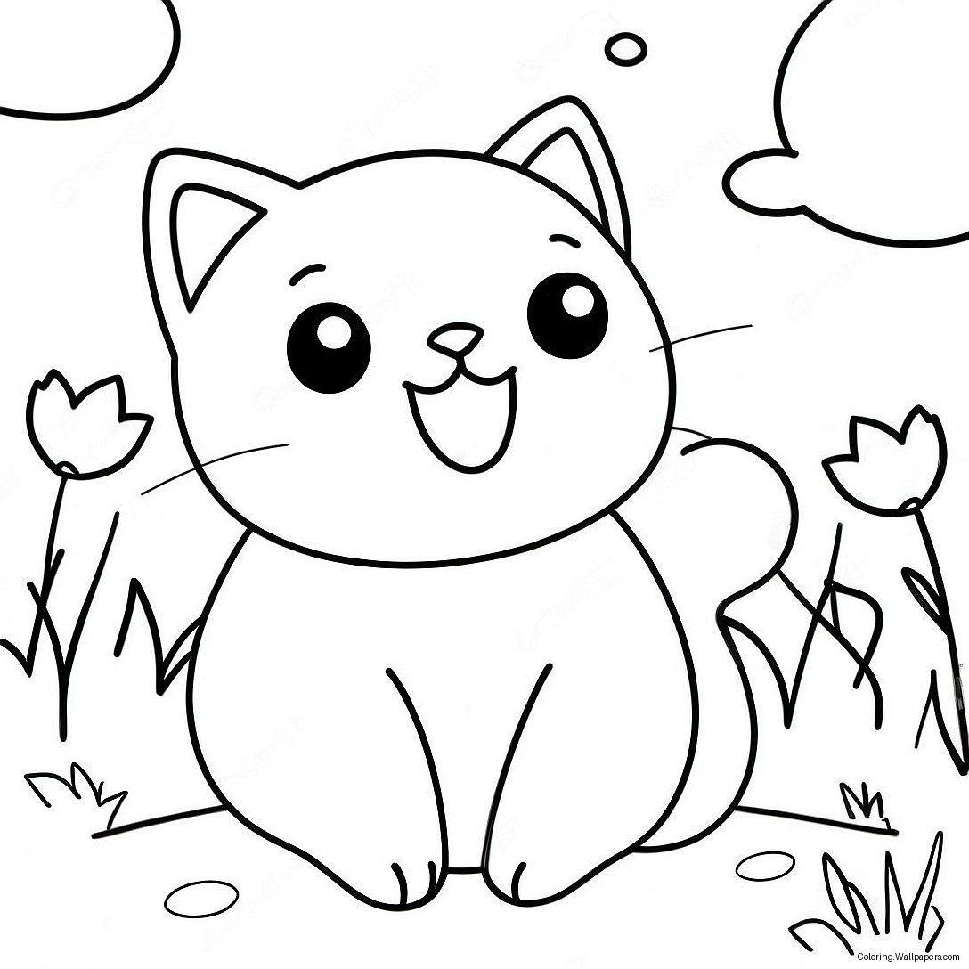 Cute Catnap Poppy Playtime Coloring Page 17285