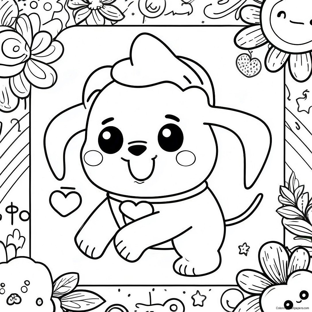 Cute Father's Day Card Coloring Page 16987