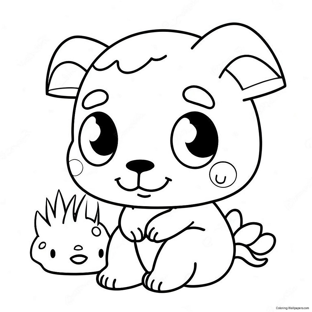 Cute Funko Pop Animals Coloring Page 4748