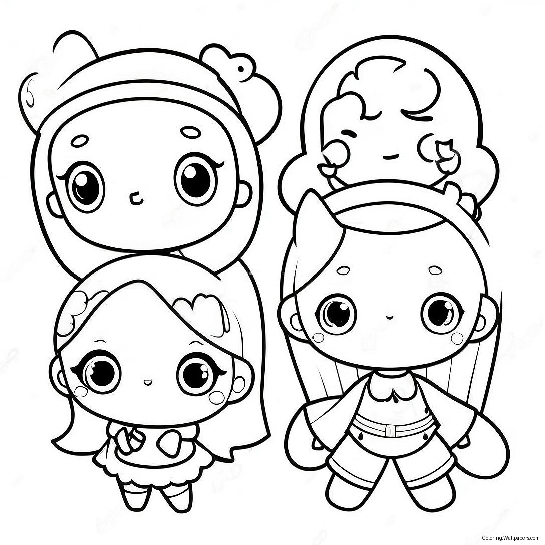 Cute Gacha Club Characters Coloring Page 20610