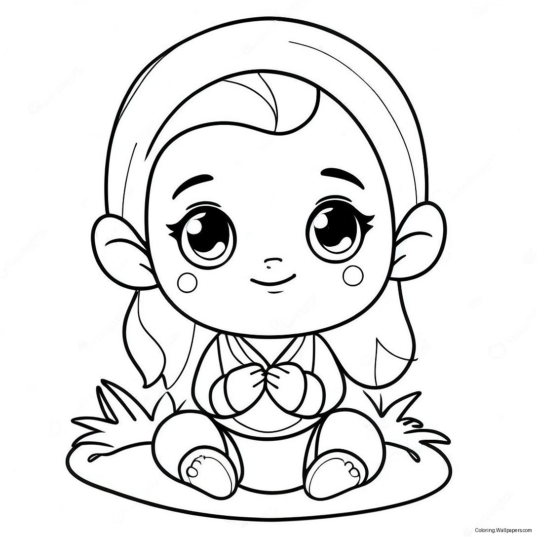 Cute Genya Character Coloring Page 52646