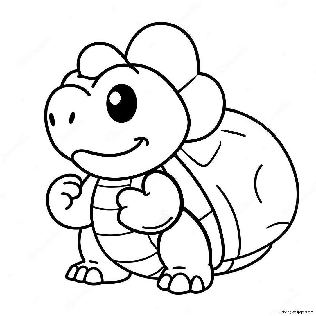 Söpö Koopa Troopa Kuorineen Värittämissivu 24880