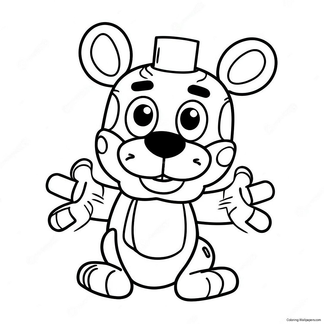 Søt Lefty Fnaf Fargeleggingsark 54671