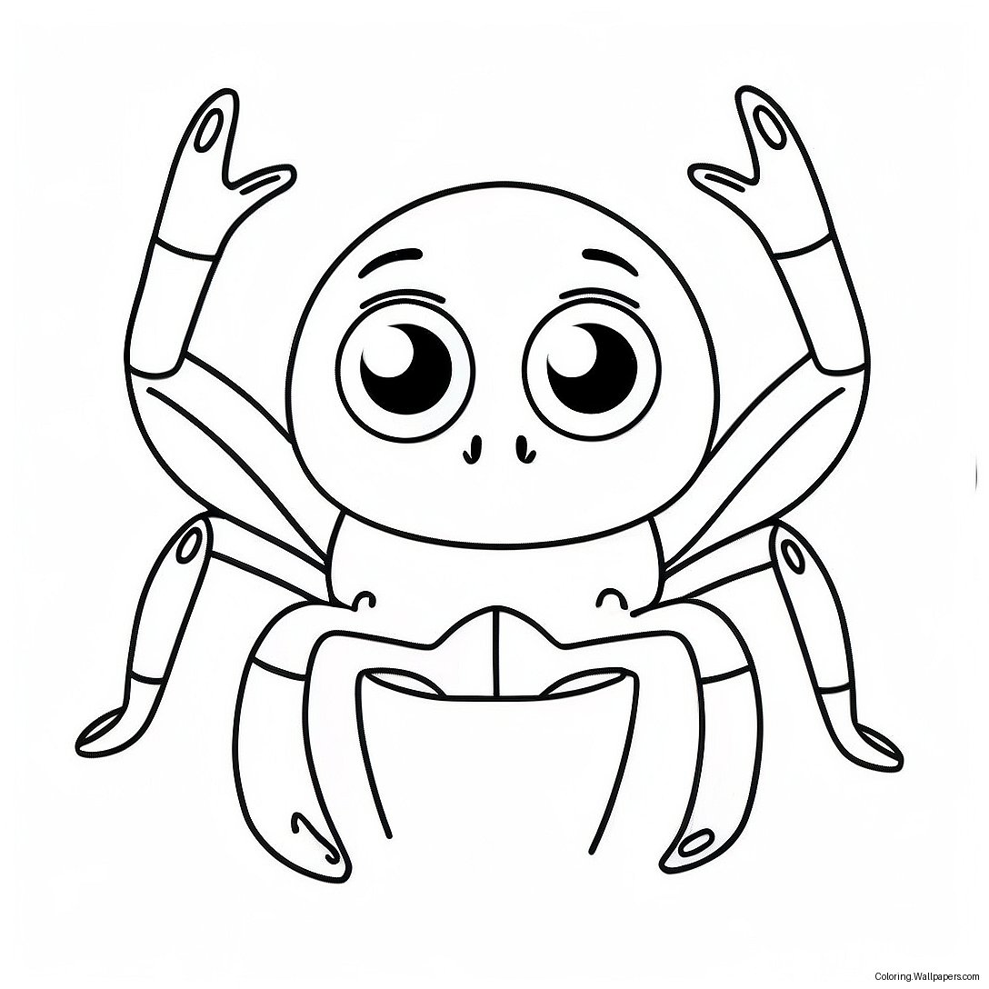 Cute Lucas The Spider Coloring Page 20073