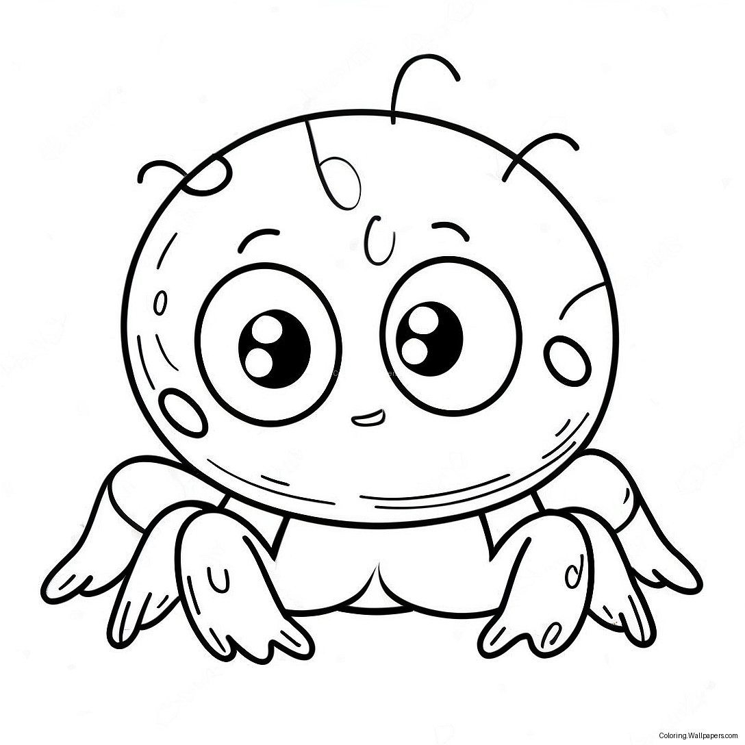 Cute Lucas The Spider Coloring Page 20074