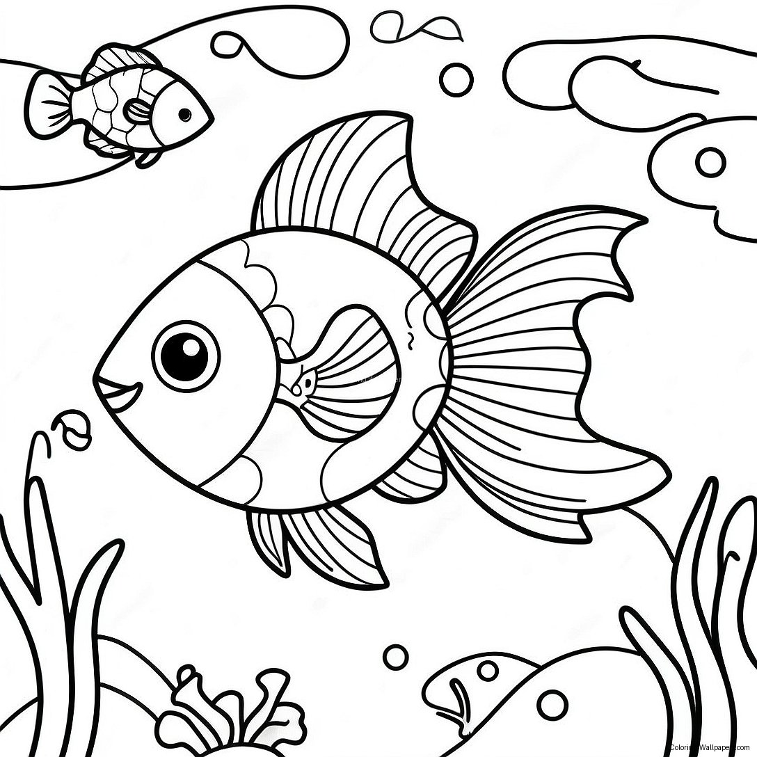 Página Para Colorear De Pescado Maatjes Lindos 57572