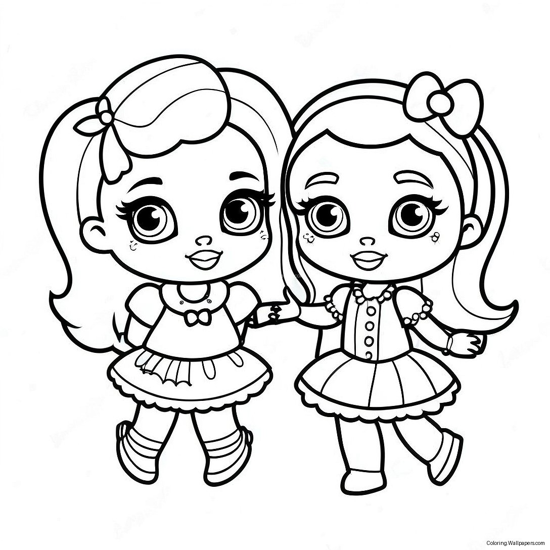 Cute Monster High Baby Characters Coloring Page 36490