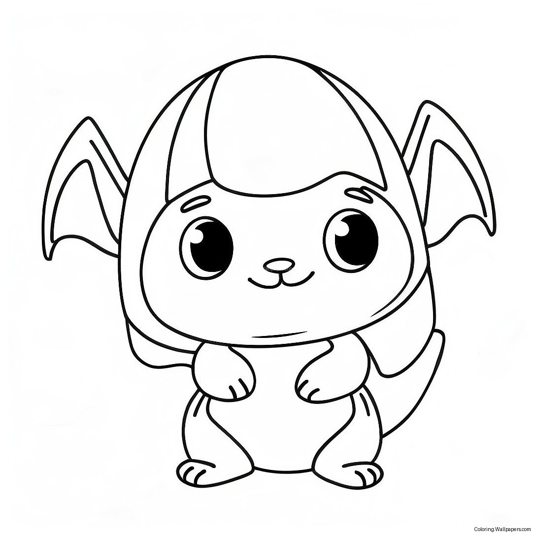 Cute Muto Character Coloring Page 58924