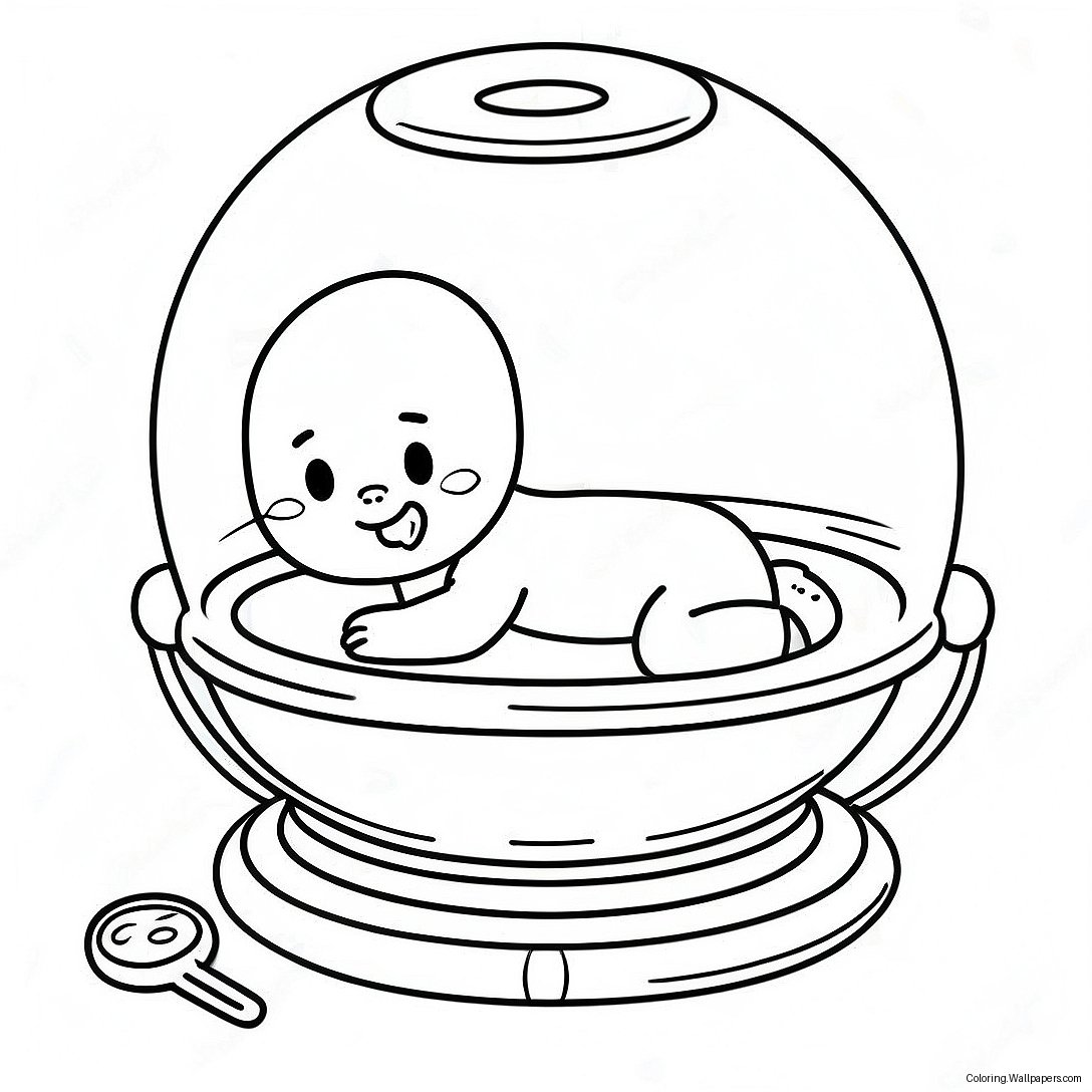 Page À Colorier D'un Mignon Bébé De La Nicu Dans Un Incubateur 47433