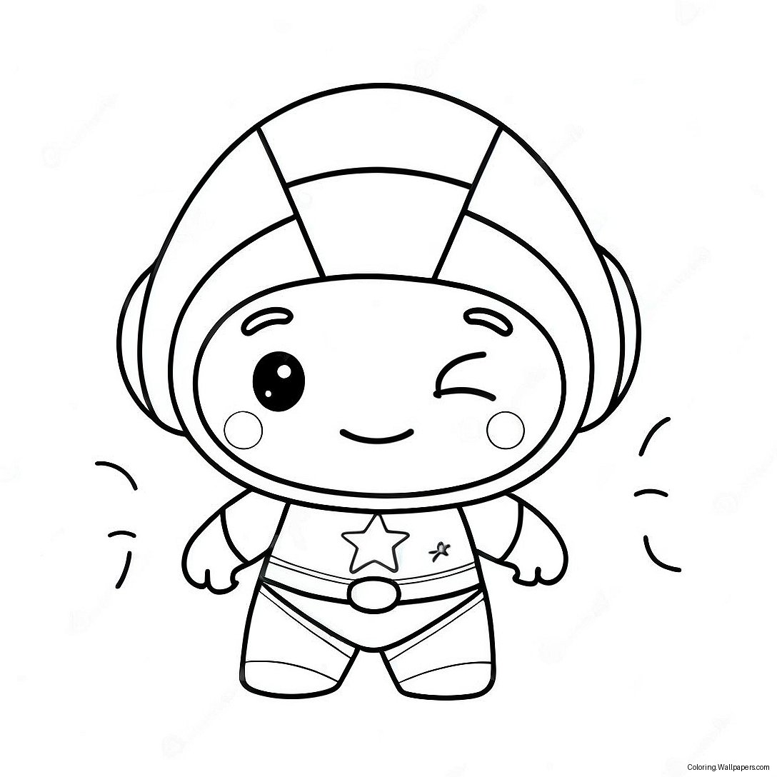 Cute Nova Character Coloring Page 48589