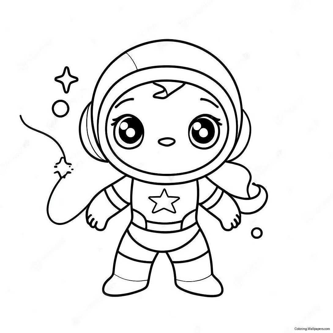 Cute Nova Character Coloring Page 48590