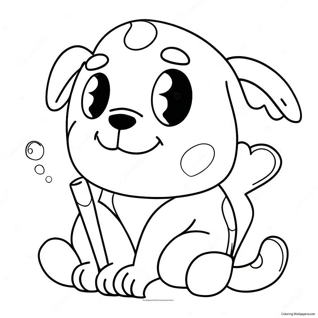 Cute Number 4 Coloring Page 55563