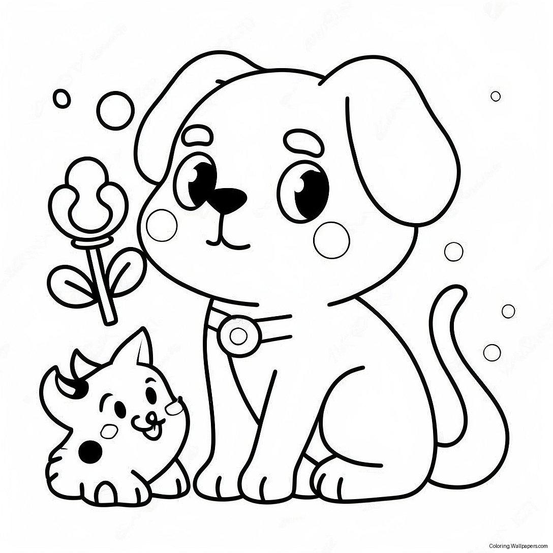 Cute Pet Simulator X Characters Coloring Page 15344