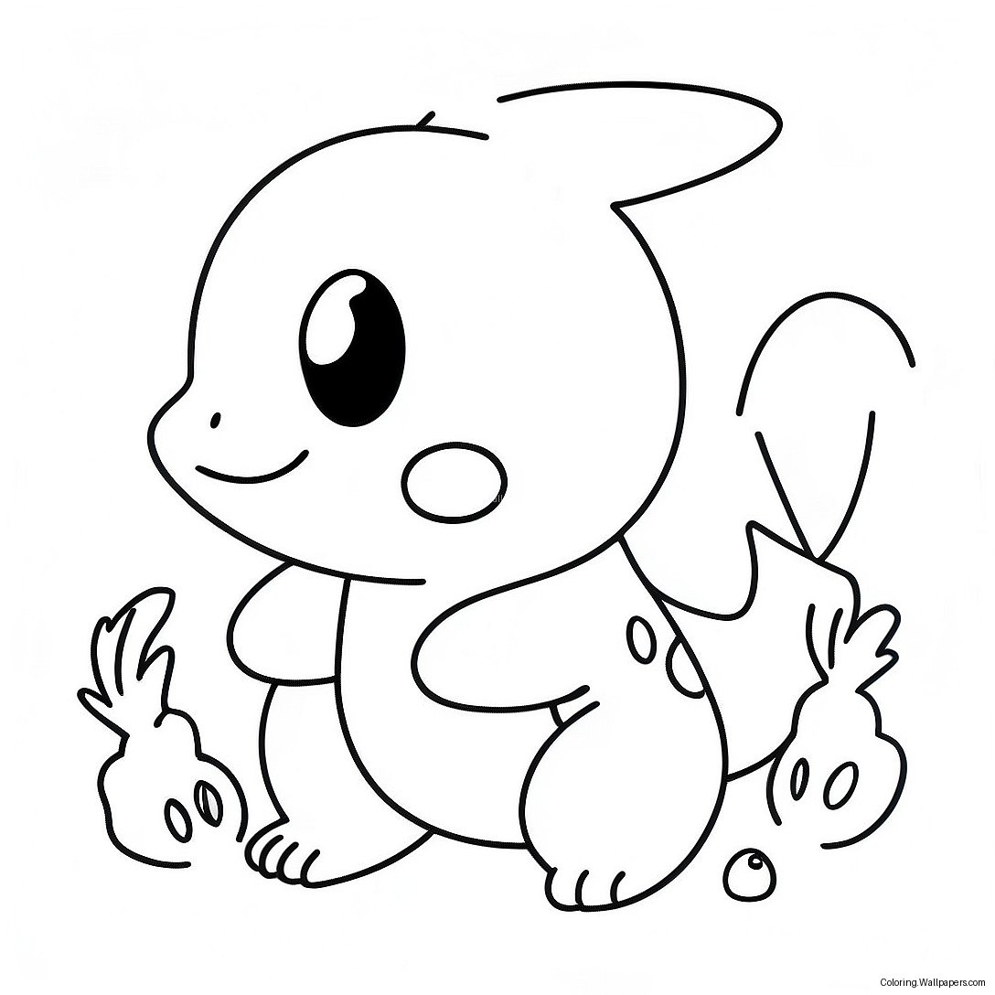 Cute Pokemon Characters Coloring Page 36750