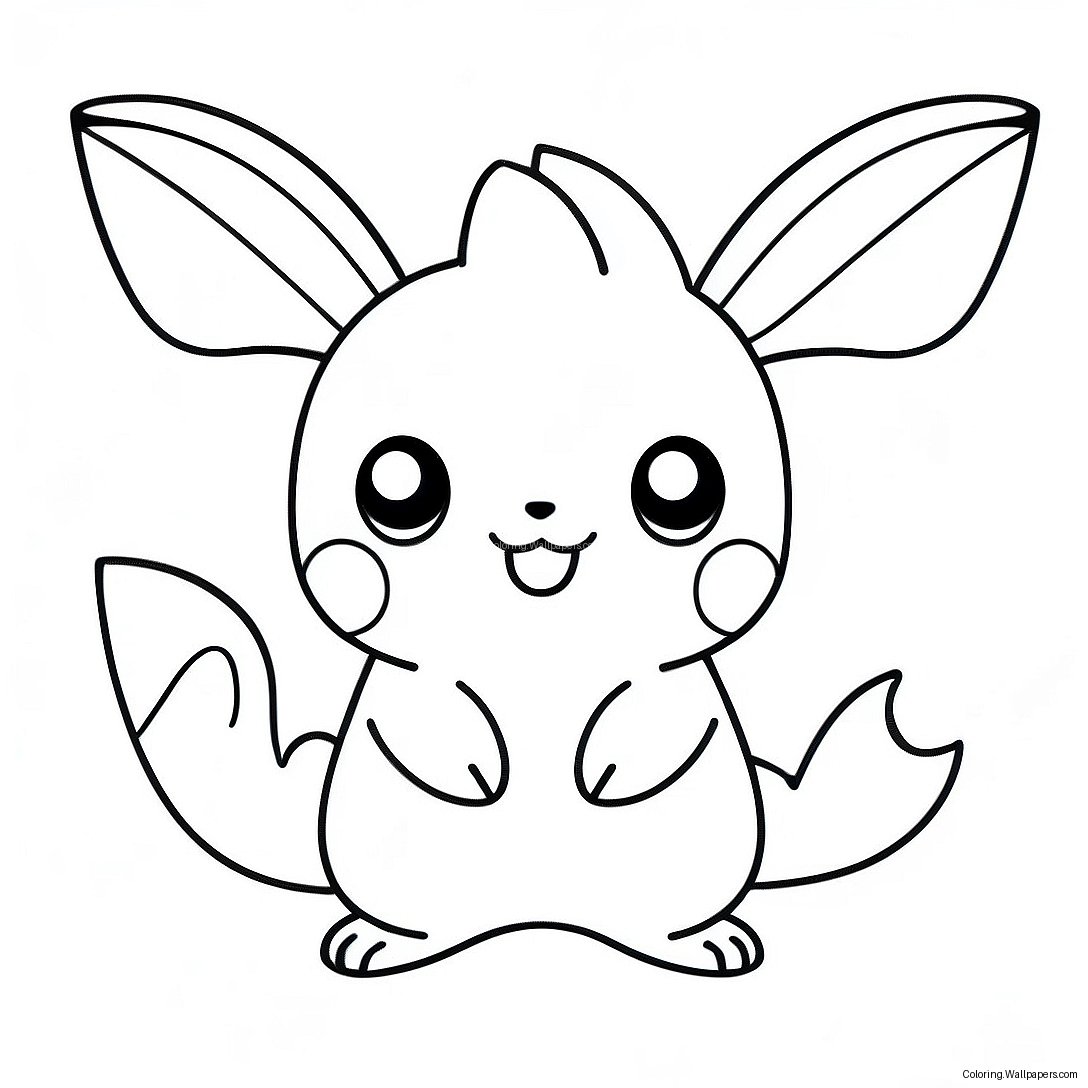 Page À Colorier De Pokémon Mignon 26833