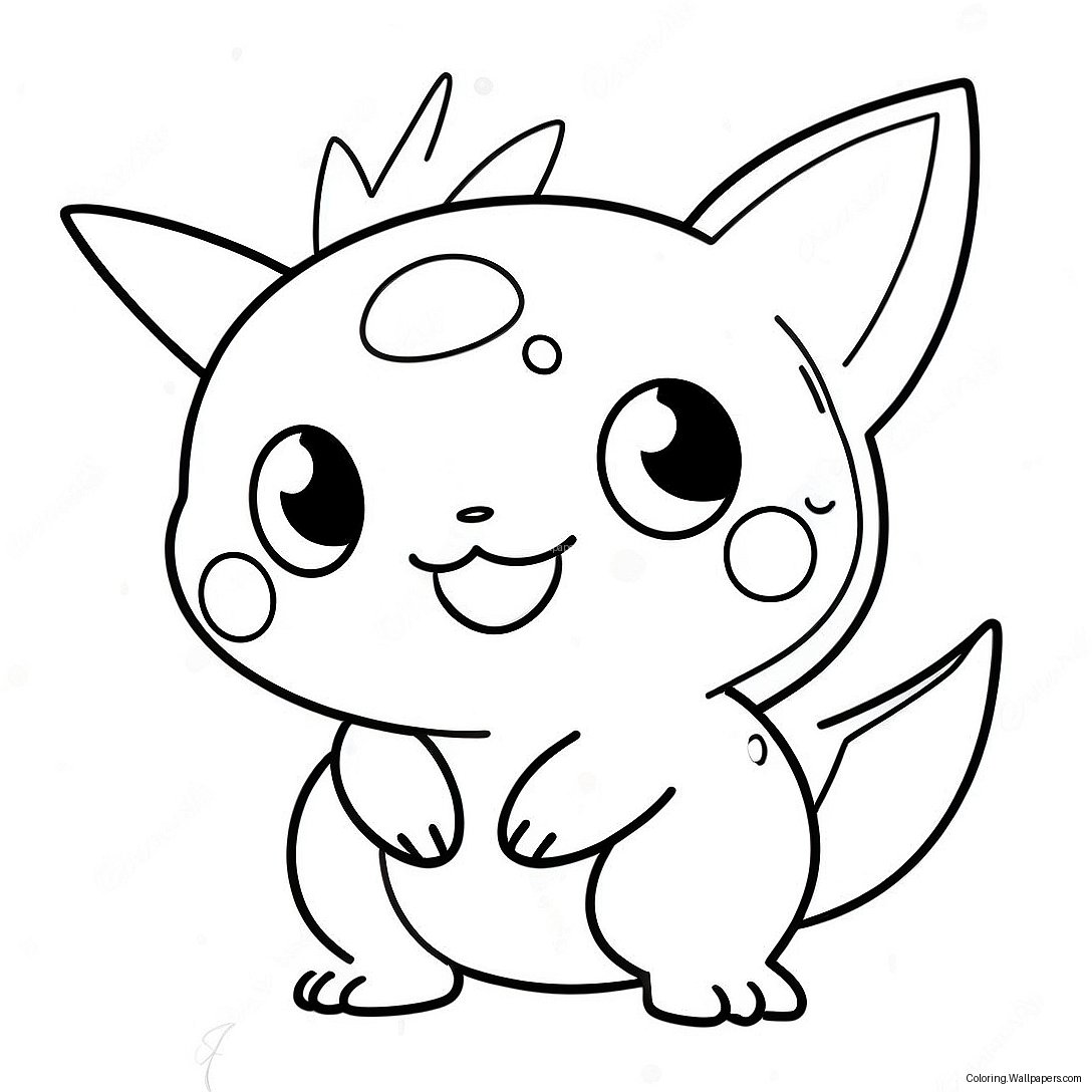 Página Para Colorir De Pokemon Fofo 26836