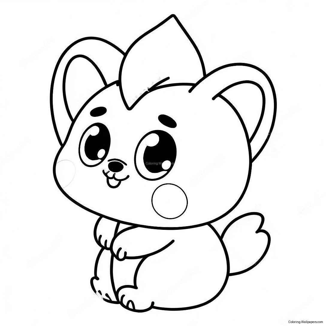 Cute Pomni Character Coloring Page 4372