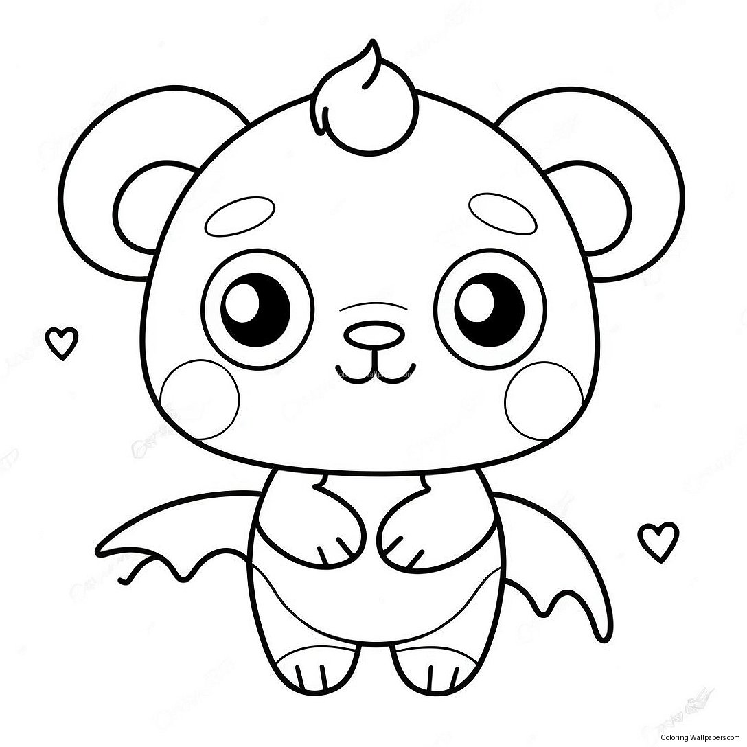 Cute Pupla Character Coloring Page 27221