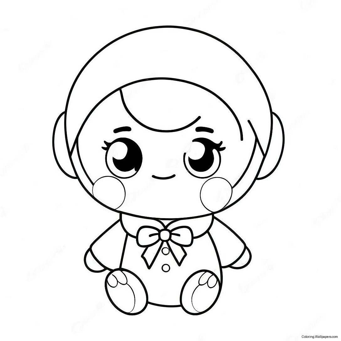 Cute Q Character Coloring Page 31228