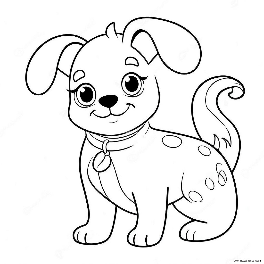 Cute Shiloh Dog Coloring Page 55176