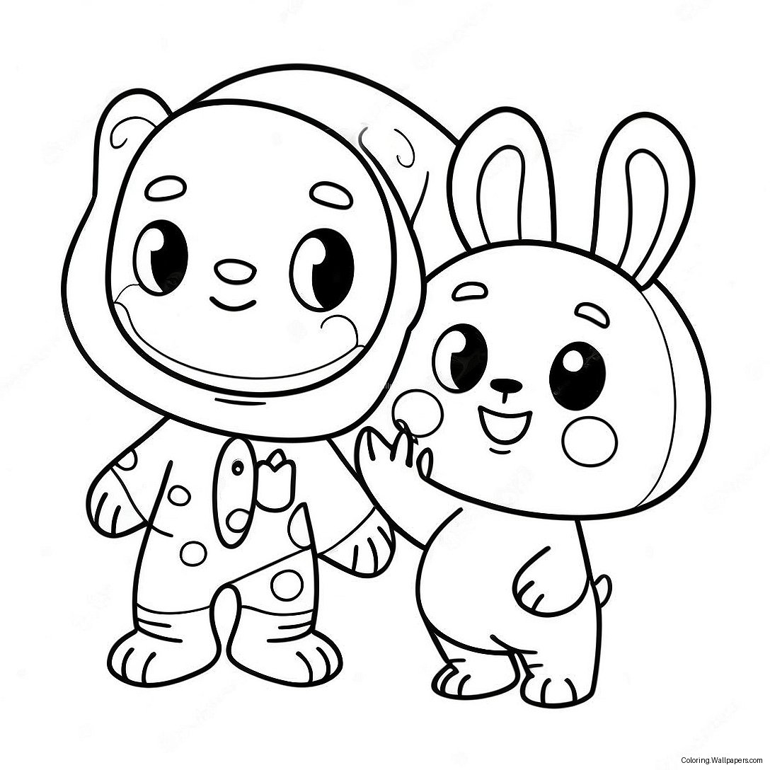 Cute Sml Characters Coloring Page 31268