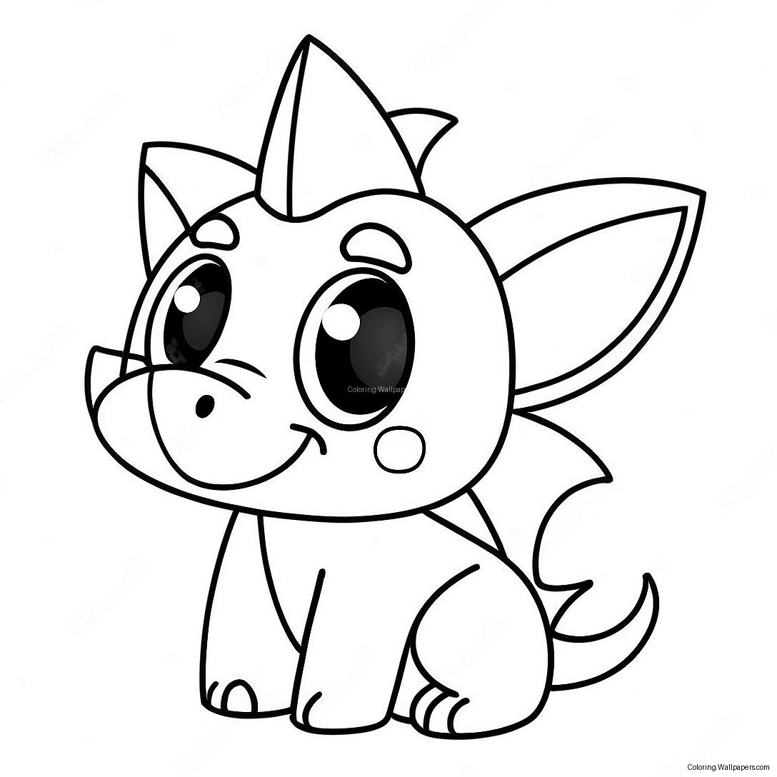 Cute Spike Coloring Page 25756