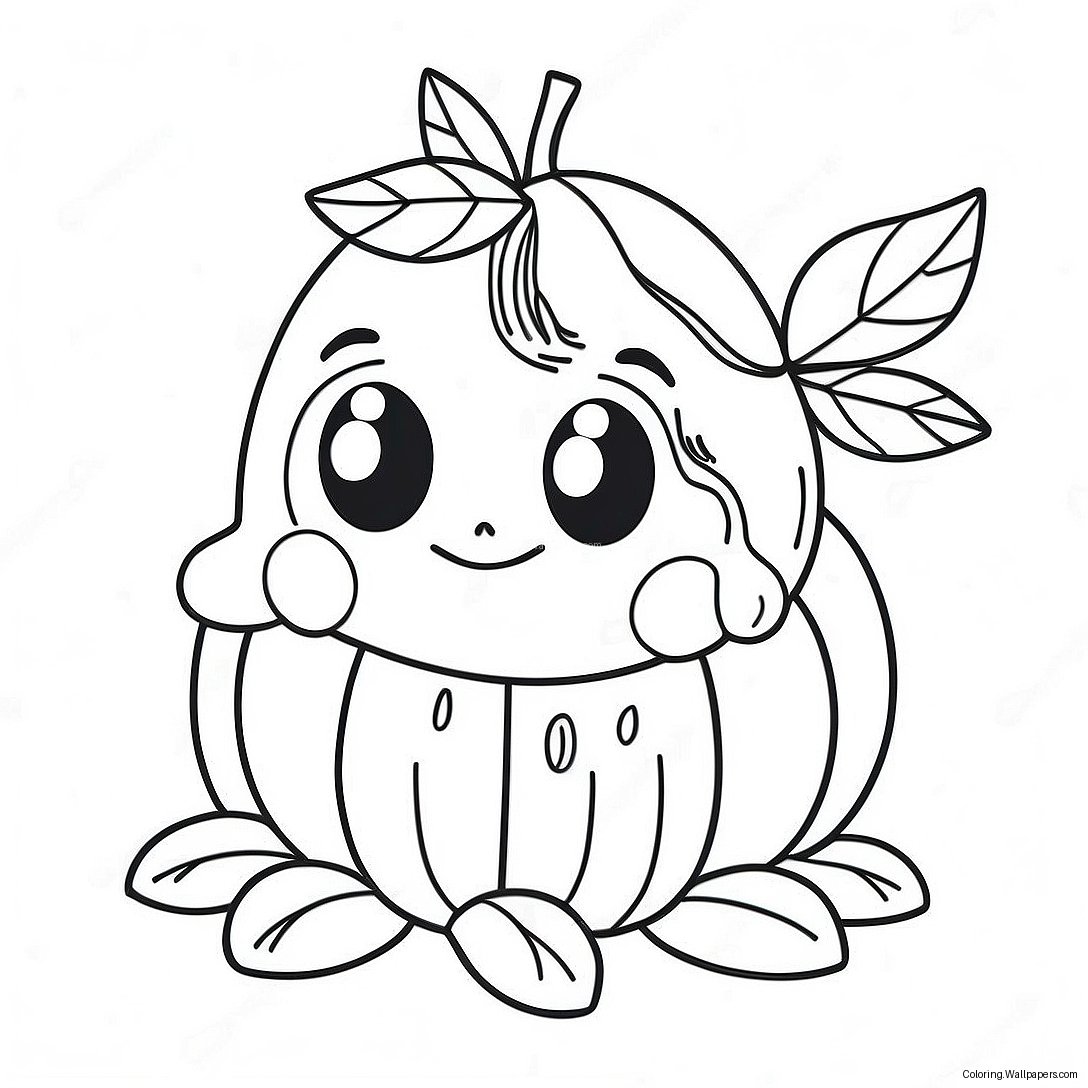 Cute Sprout Character Coloring Page 53142