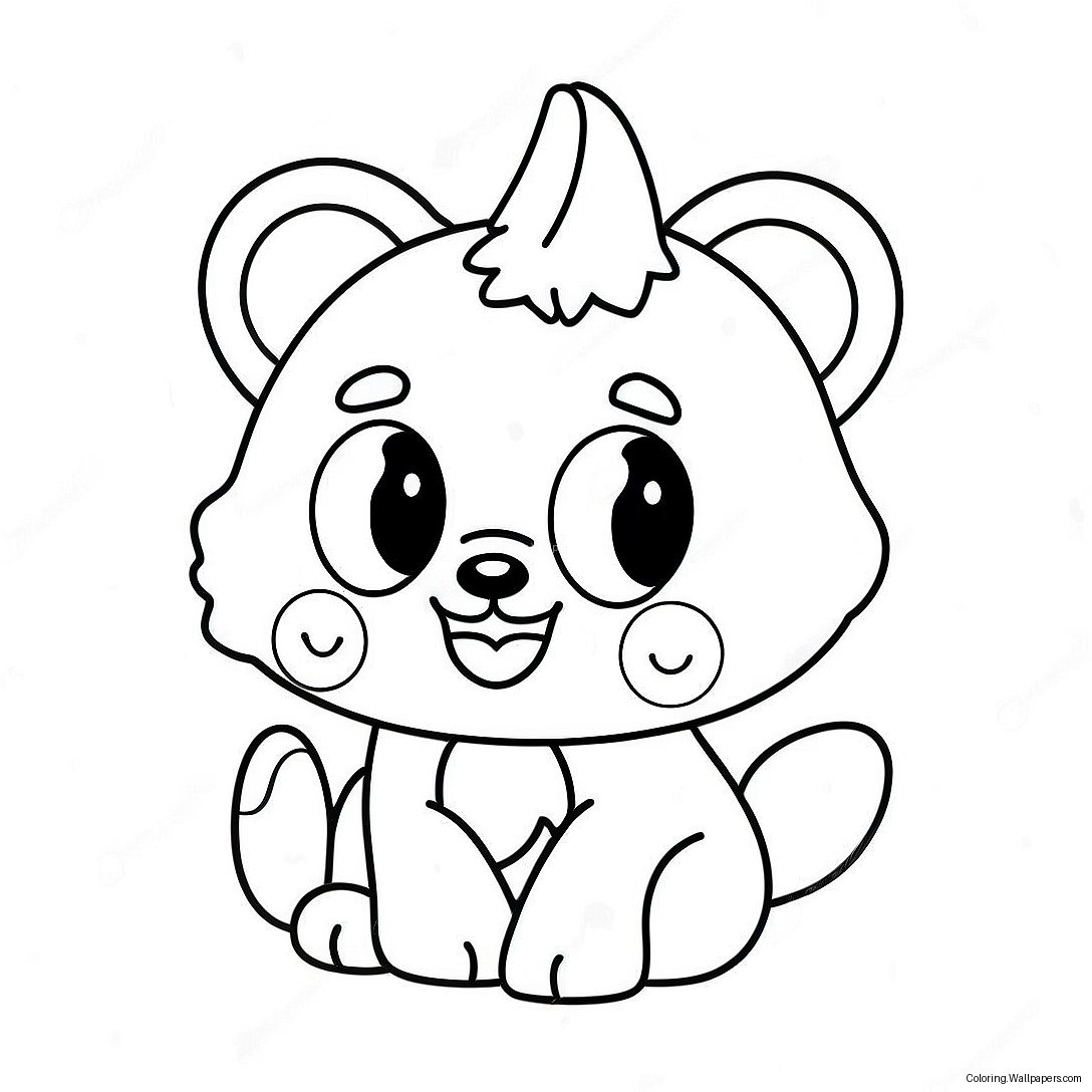 Cute Sticker Coloring Page 24118