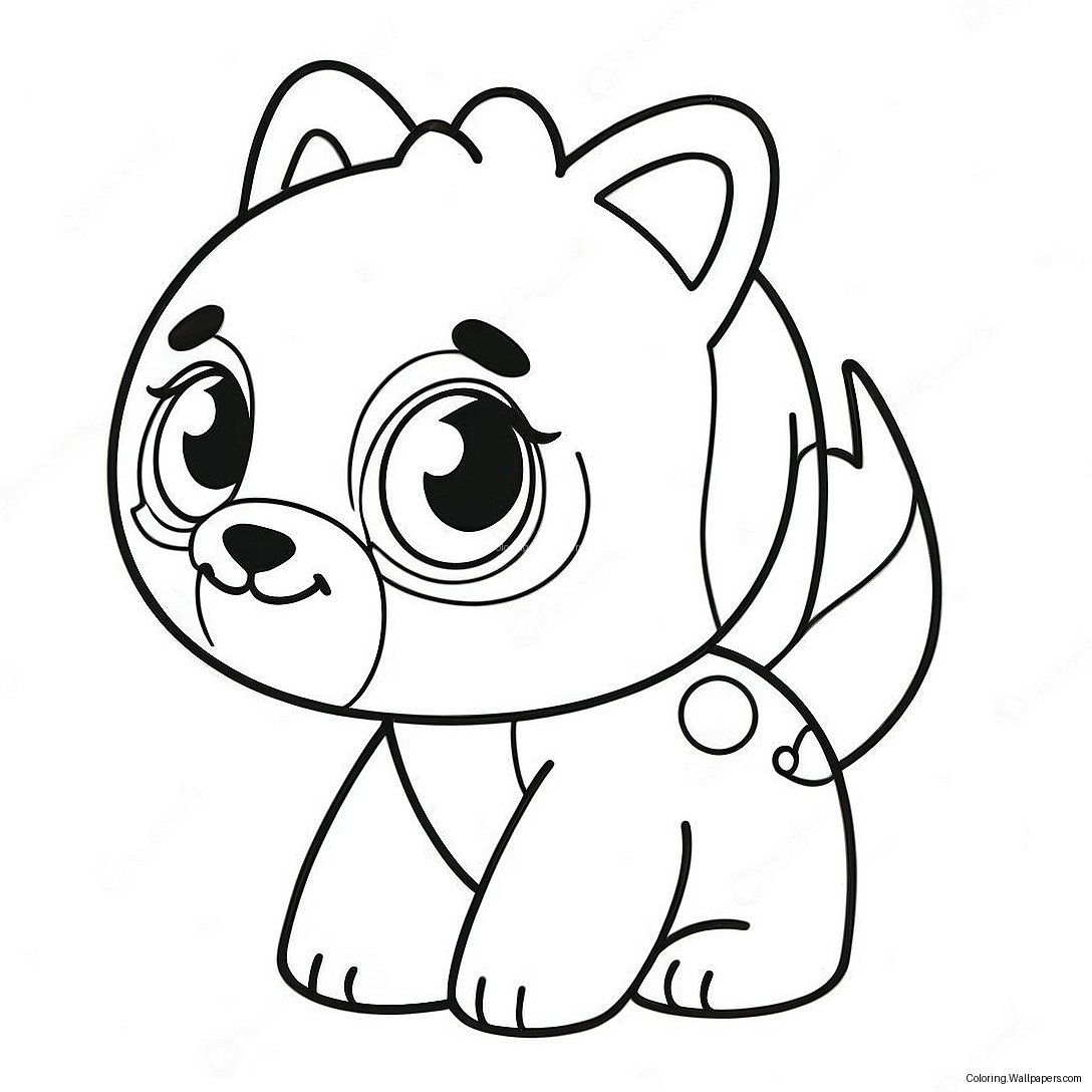 Cute Sticker Coloring Page 24119