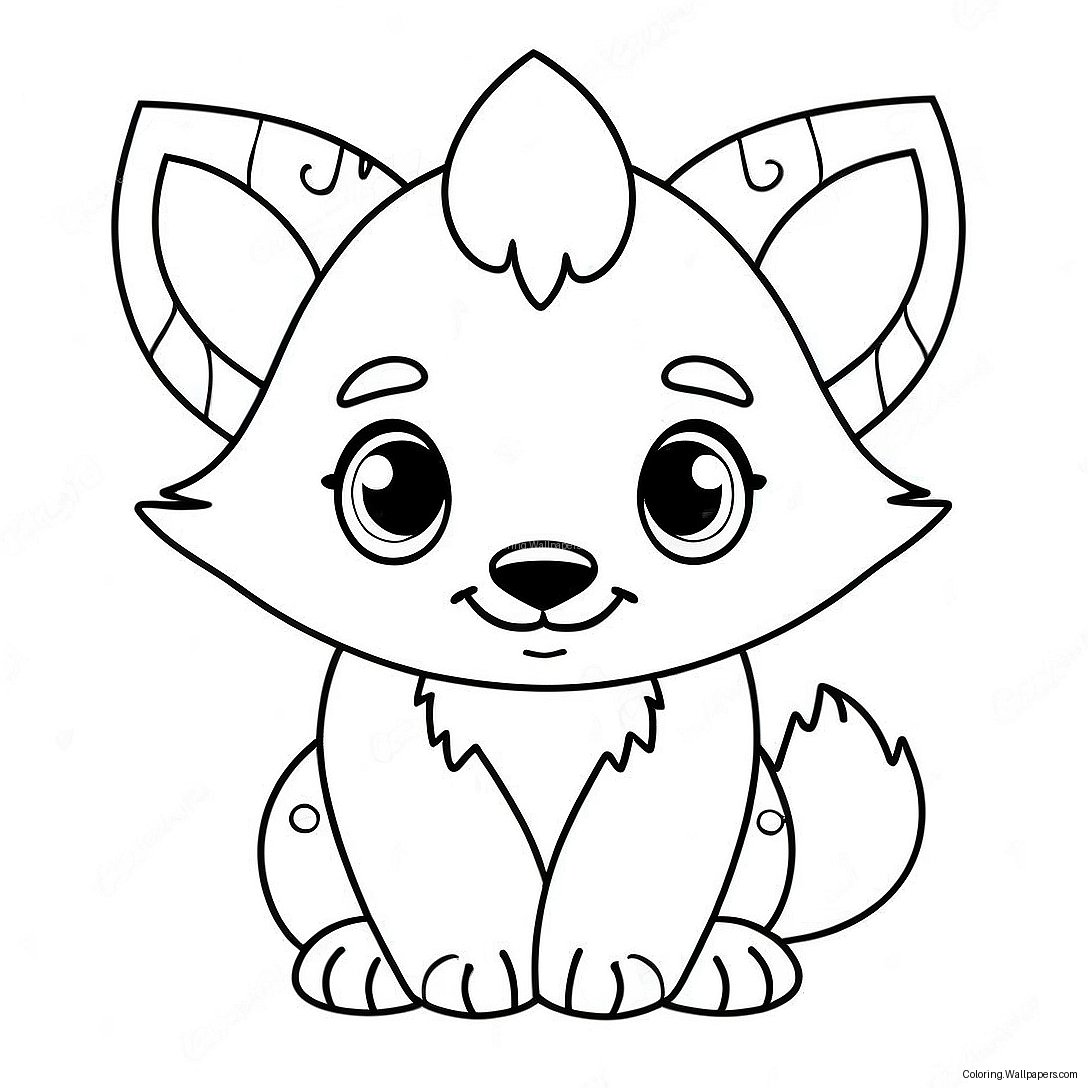 Cute Therian Animal Coloring Page (12191-9569)