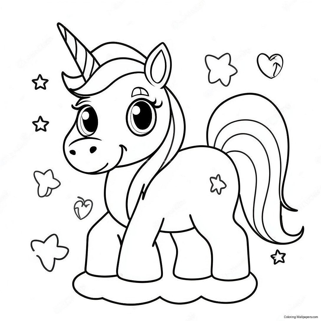 Cute Unicorn Among Us Character Coloring Page 37794