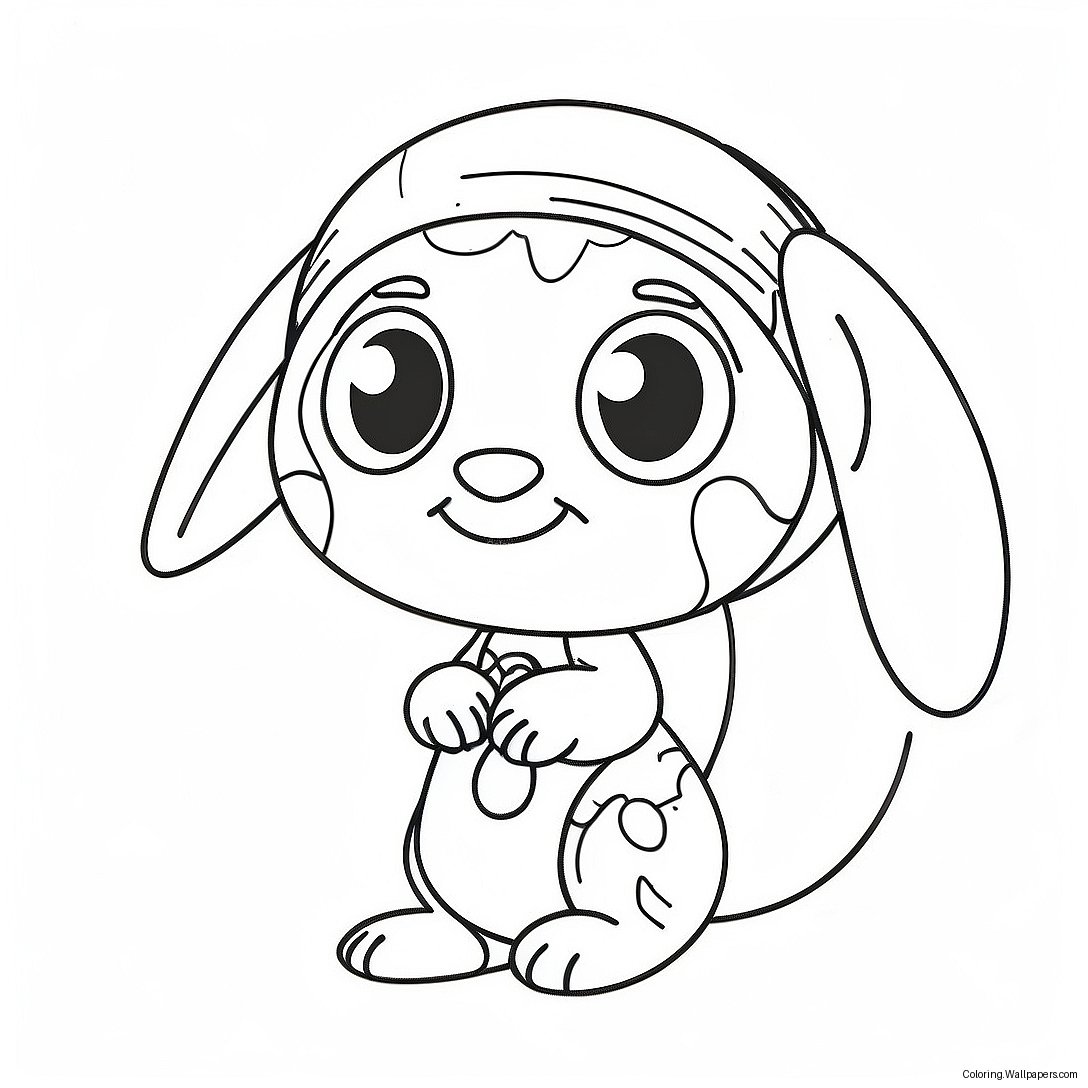 Cute Vosco Character Coloring Page 43730