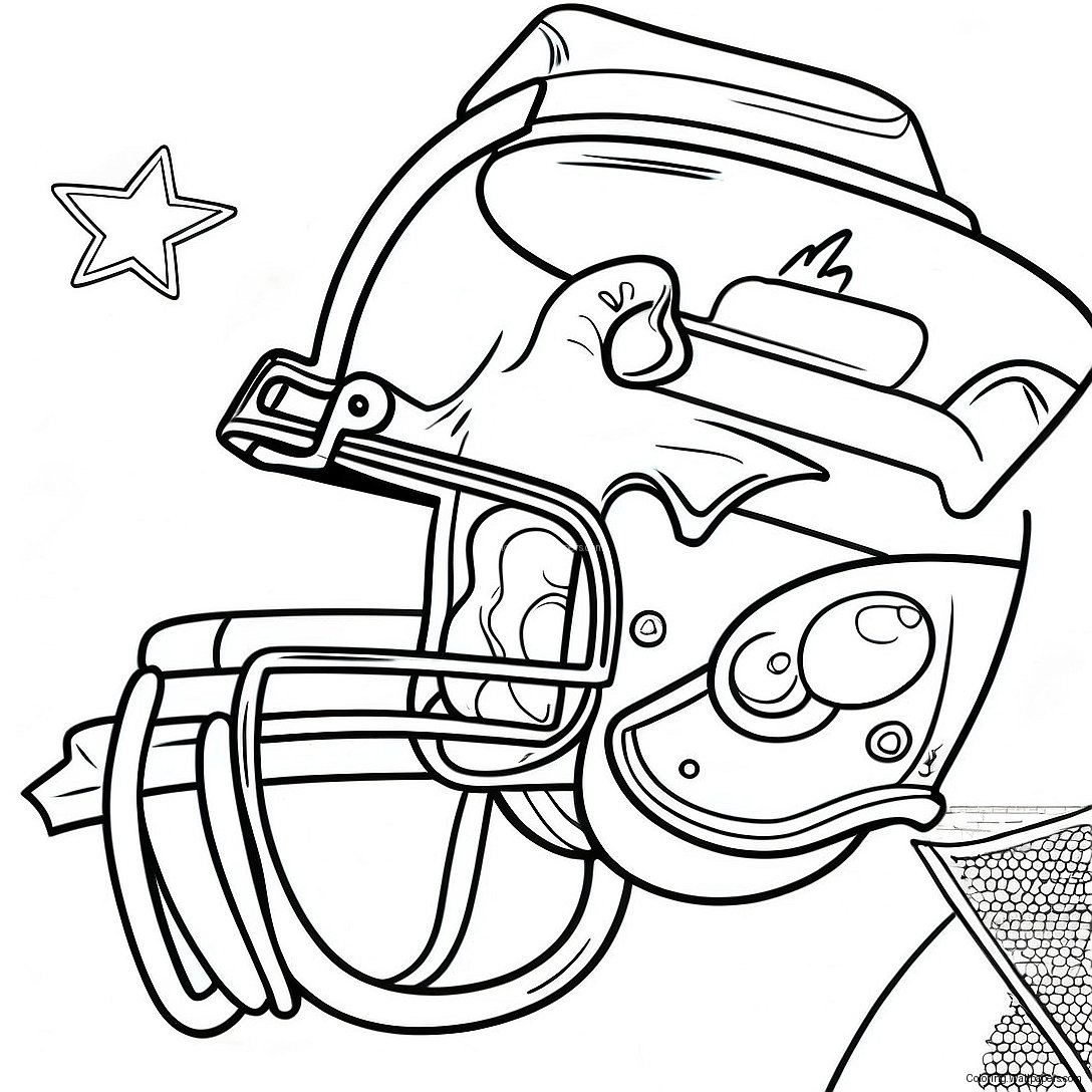 Dallas Cowboys Coloring Page 3898