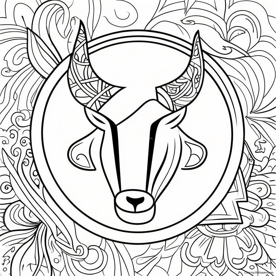 Dallas Mavericks Logo Coloring Page 24593