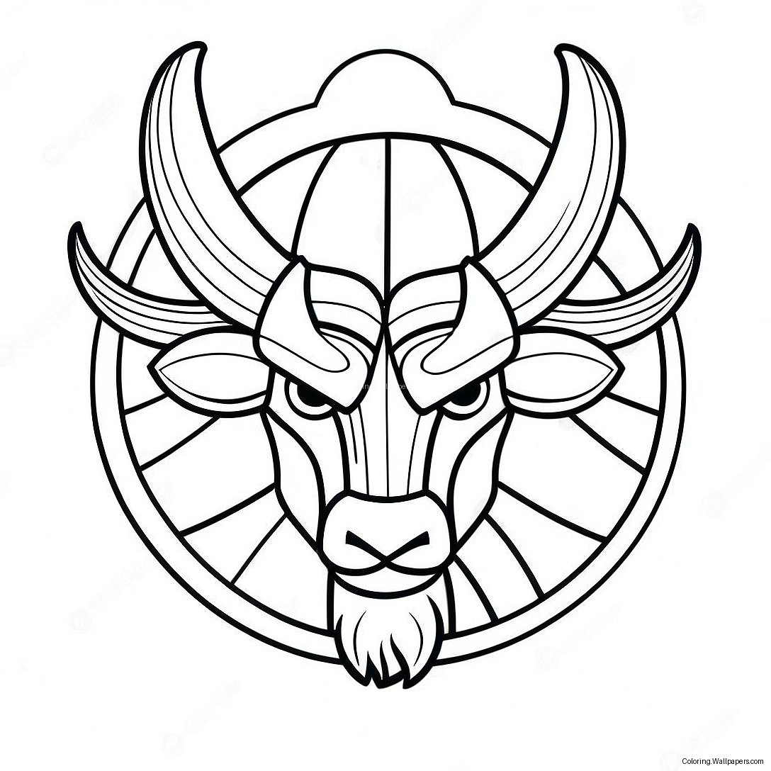 Dallas Mavericks Logo Coloring Page 24596