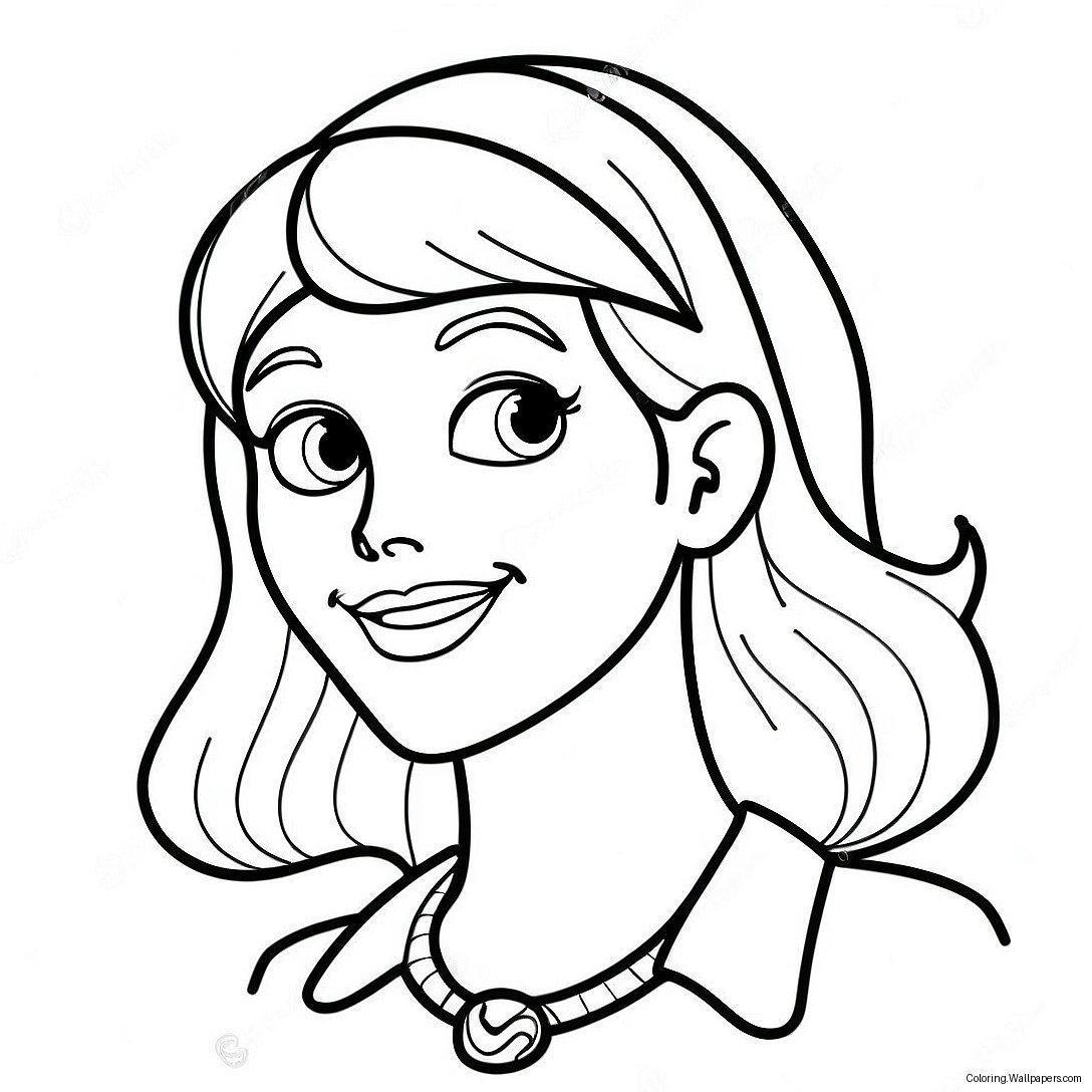 Daphne From Scooby Doo Coloring Page 18989