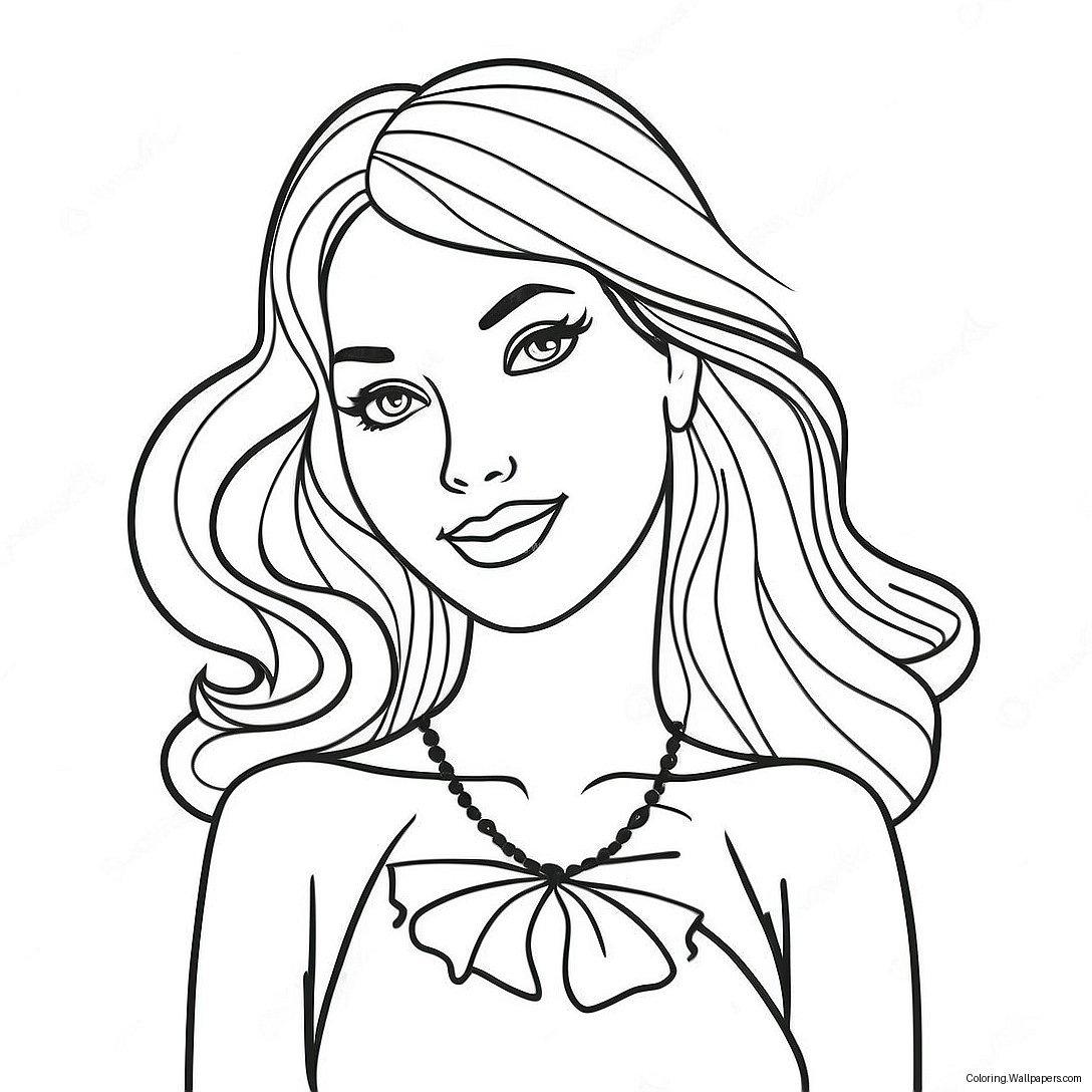 Daphne In A Stylish Outfit Coloring Page 18995