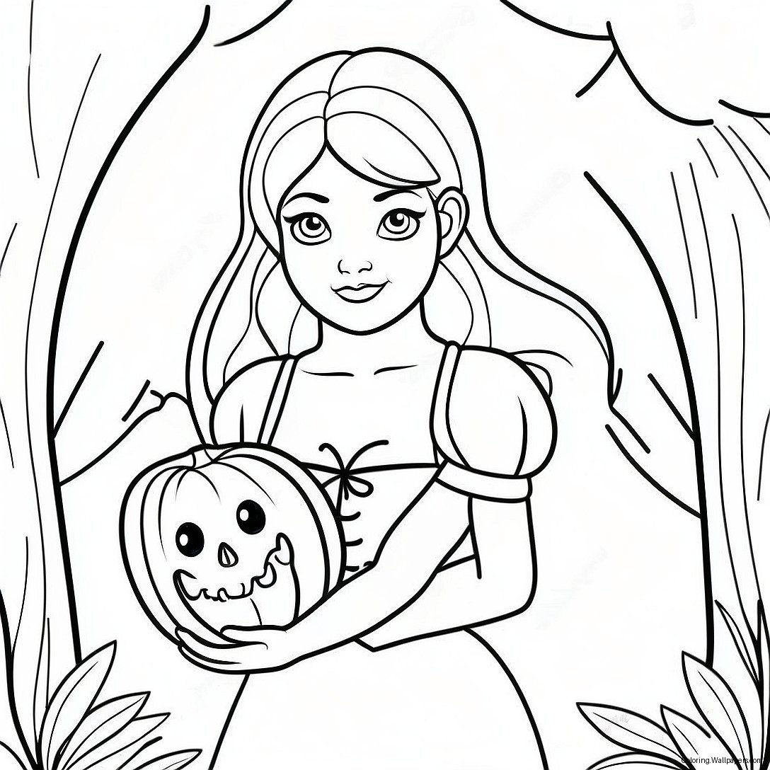 Dark And Mysterious Grimm Fairy Tales Coloring Page 48150